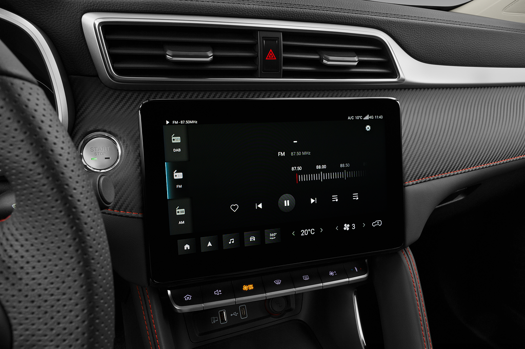 MG ZS EV (Baujahr 2022) Luxury 5 Türen Radio und Infotainmentsystem