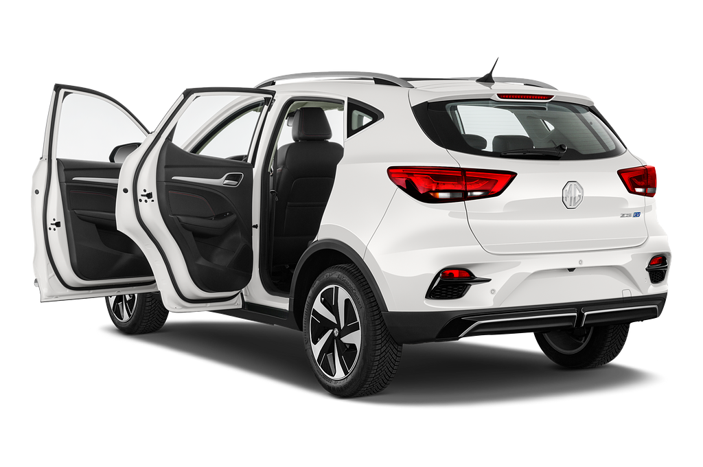 MG ZS EV (Baujahr 2022) Luxury 5 Türen Tür geöffnet