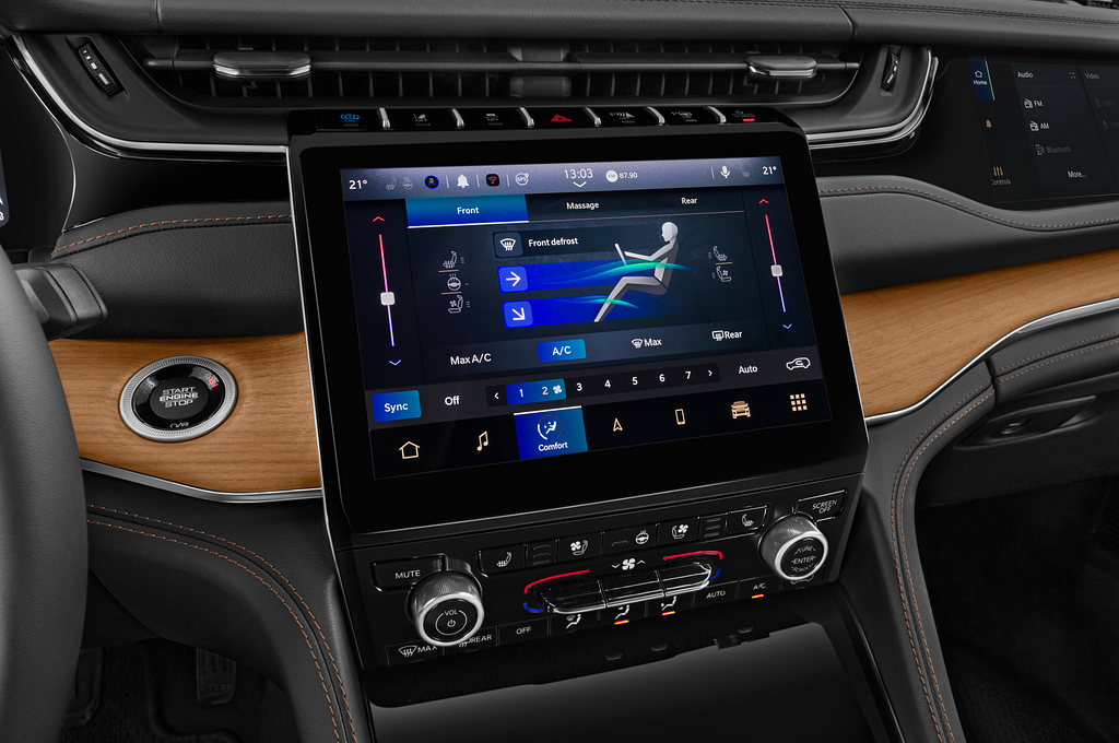 Jeep Grand Cherokee PHEV (Baujahr 2023) Summit Reserve 5 Türen Temperatur und Klimaanlage