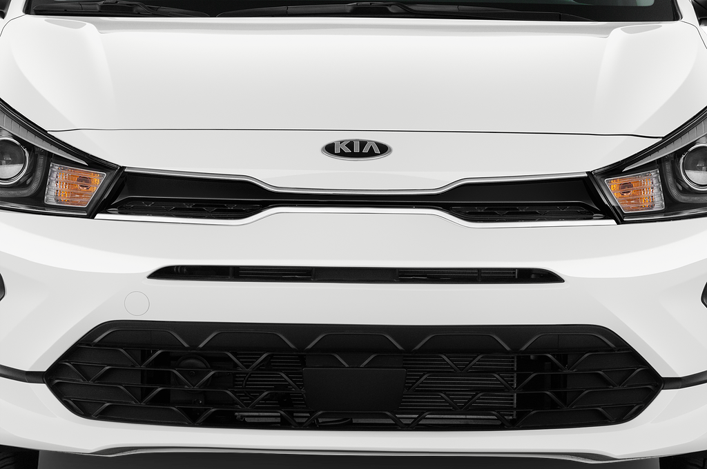 Kia Rio (Baujahr 2021) Active 5 Türen Kühlergrill und Scheinwerfer