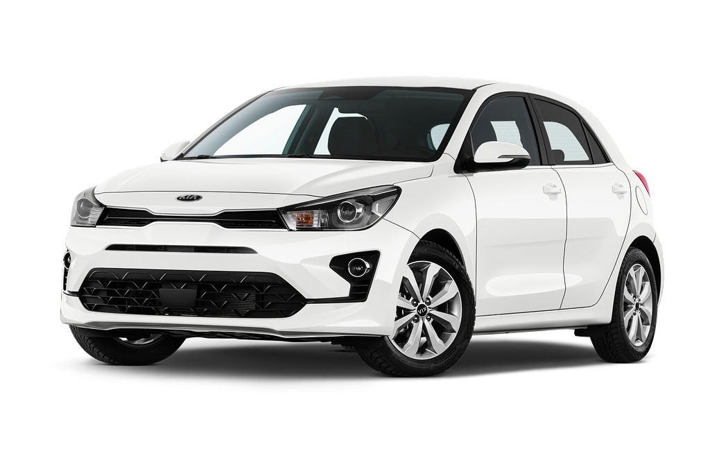 Kia Rio (Baujahr 2021) Active 5 Türen seitlich vorne mit Felge