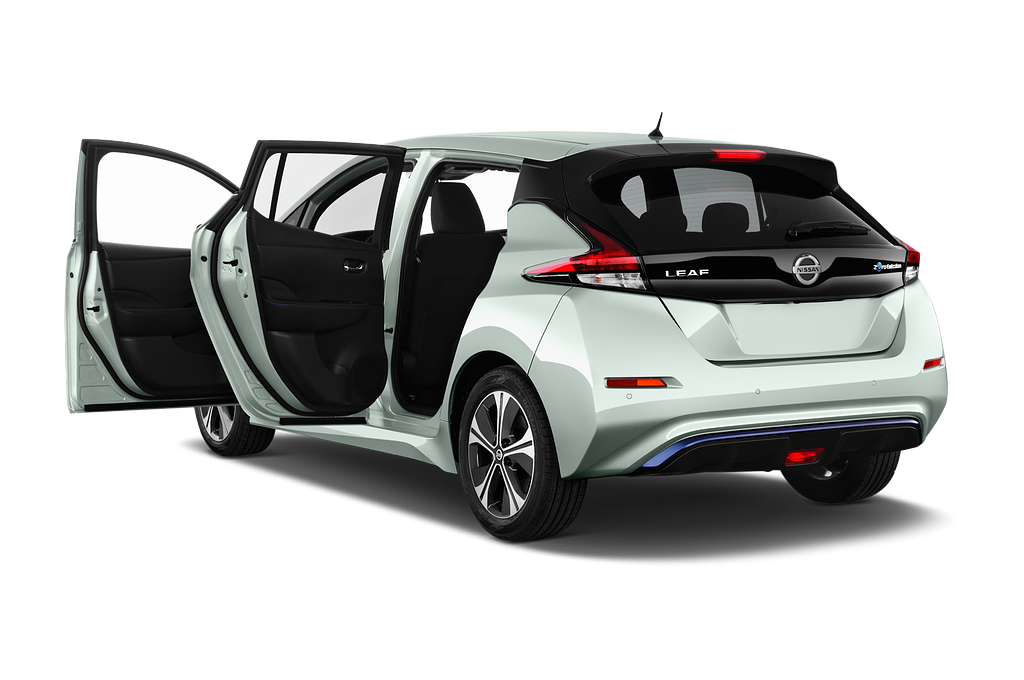 Nissan Leaf (Baujahr 2018) N Connecta 5 Türen Tür geöffnet
