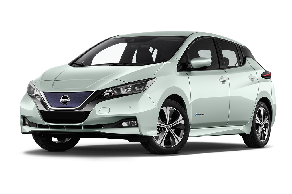 Nissan Leaf (Baujahr 2018) N Connecta 5 Türen seitlich vorne mit Felge