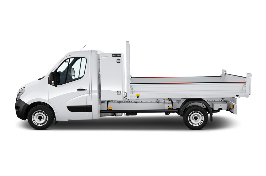 Nissan NV400 Tipper (Baujahr 2020) - 2 Türen Seitenansicht
