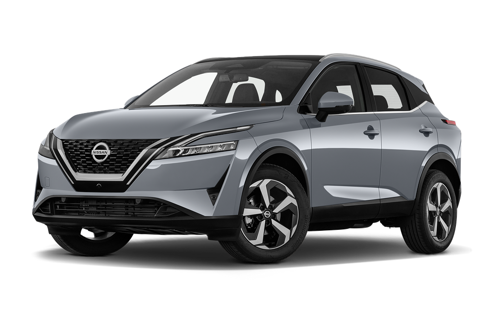 Nissan Qashqai (Baujahr 2022) N-Connecta 5 Türen seitlich vorne mit Felge