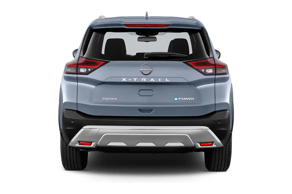 Nissan X-Trail (Baujahr 2023) e-Power Tekna 5 Türen Heckansicht