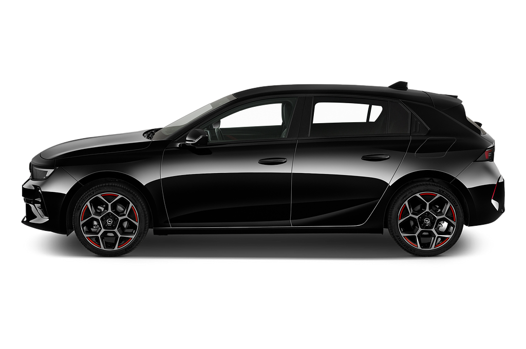 Opel Astra Plug-in Hybrid (Baujahr 2022) GS Line 5 Türen Seitenansicht