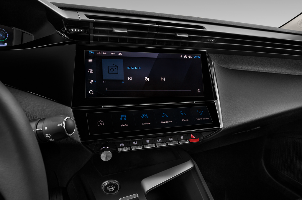 Peugeot 308 SW (Baujahr 2022) Allure Plug-in Hybrid 5 Türen Radio und Infotainmentsystem