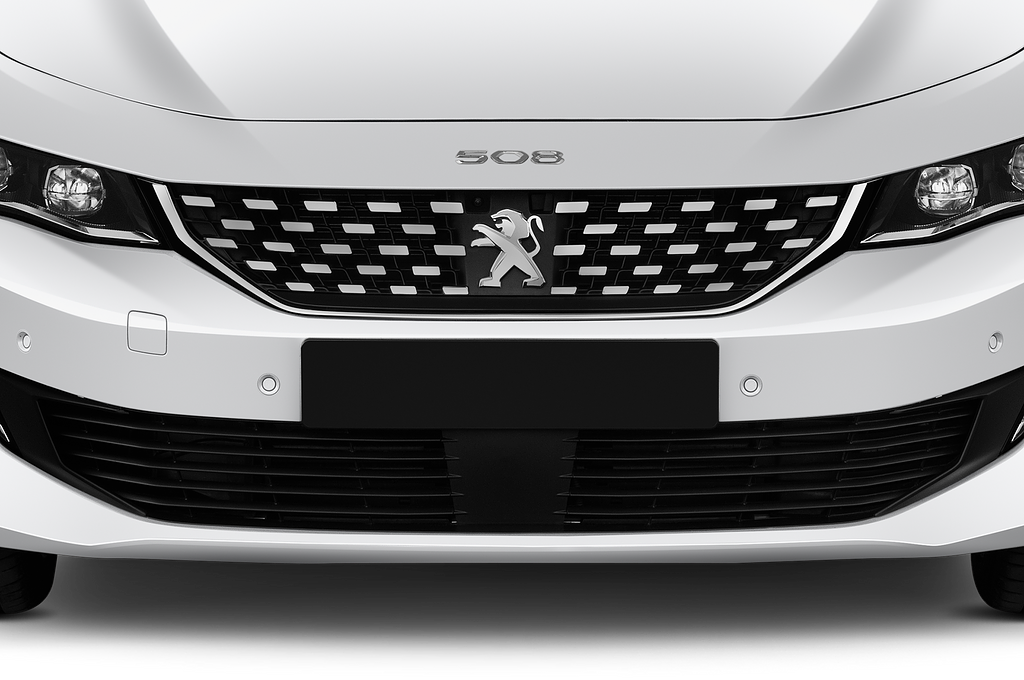 Peugeot 508 SW (Baujahr 2019) GT 5 Türen Kühlergrill und Scheinwerfer
