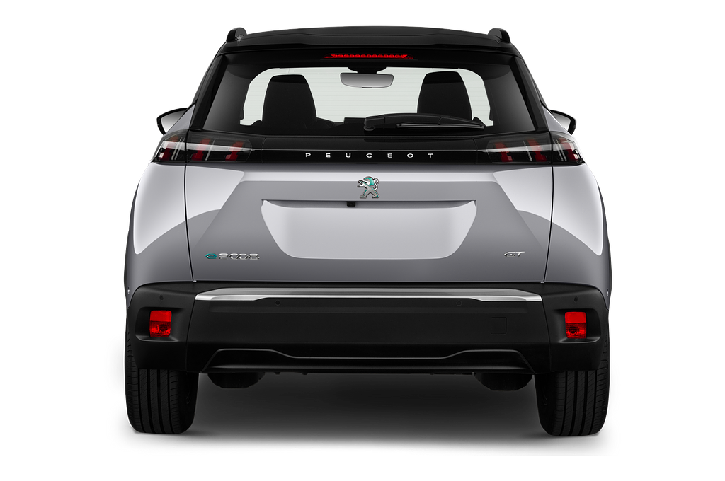 Peugeot e-2008 (Baujahr 2020) GT 5 Türen Heckansicht