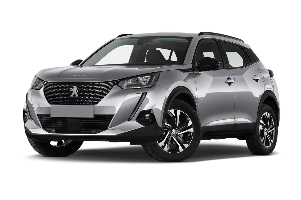 Peugeot e-2008 (Baujahr 2023) Allure Pack 5 Türen seitlich vorne mit Felge
