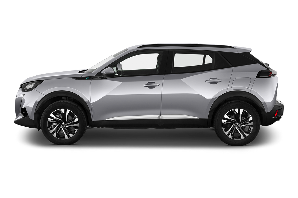 Peugeot e-2008 (Baujahr 2023) Allure Pack 5 Türen Seitenansicht