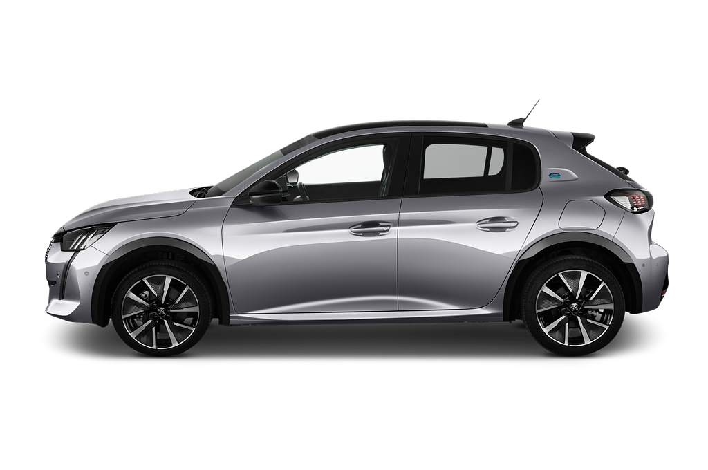 Peugeot e-208 (Baujahr 2020) GT 5 Türen Seitenansicht