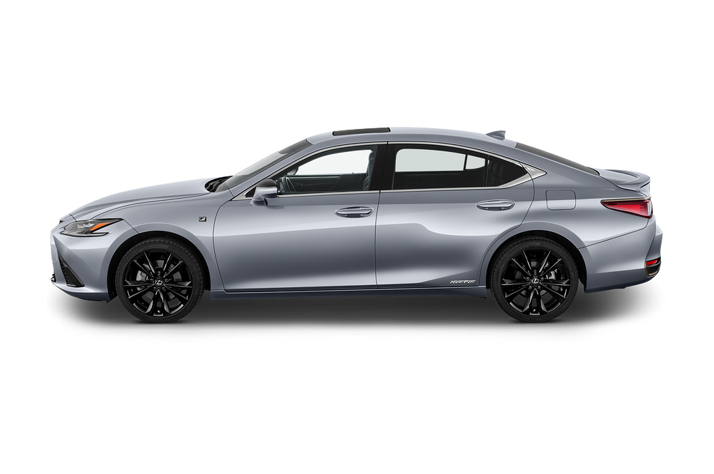 Lexus ES Hybride (Baujahr 2022) F SPORT Executive 4 Türen Seitenansicht
