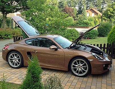 Der Porsche Cayman kann schnell, wenn man will aber auch sparsam. 