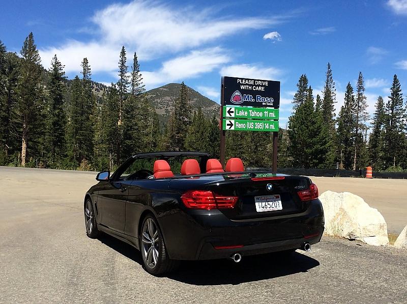 BMW 435i Cabrio: auf in die Berge