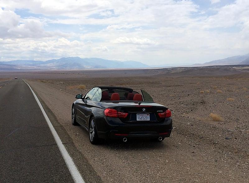 BMW 435i Cabrio - endlose Weiten im Tal des Todes