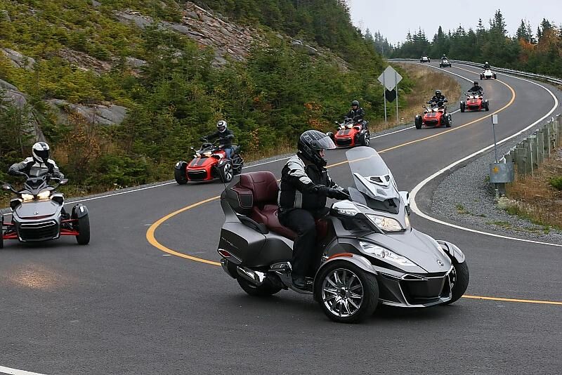 Ausfahrt mit dem CanAm Spyder F3