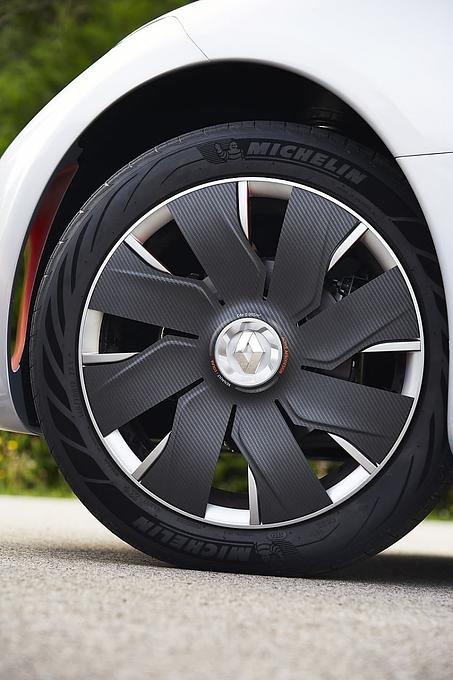 Die Reifen bieten wenig Rollwiderstand