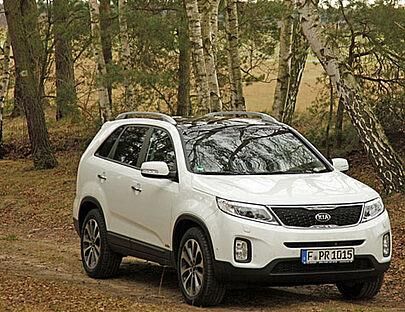 Der Kia Sorento mit elektronisch geregeltem Allradantrieb.