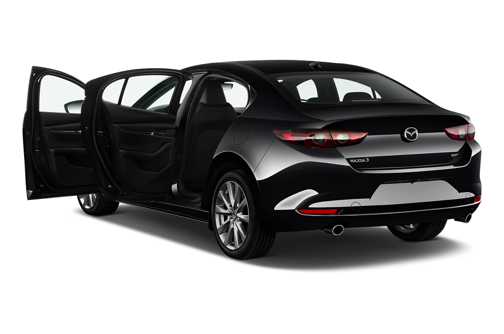 Mazda Mazda3 Fastback (Baujahr 2019) - 4 Türen Tür geöffnet