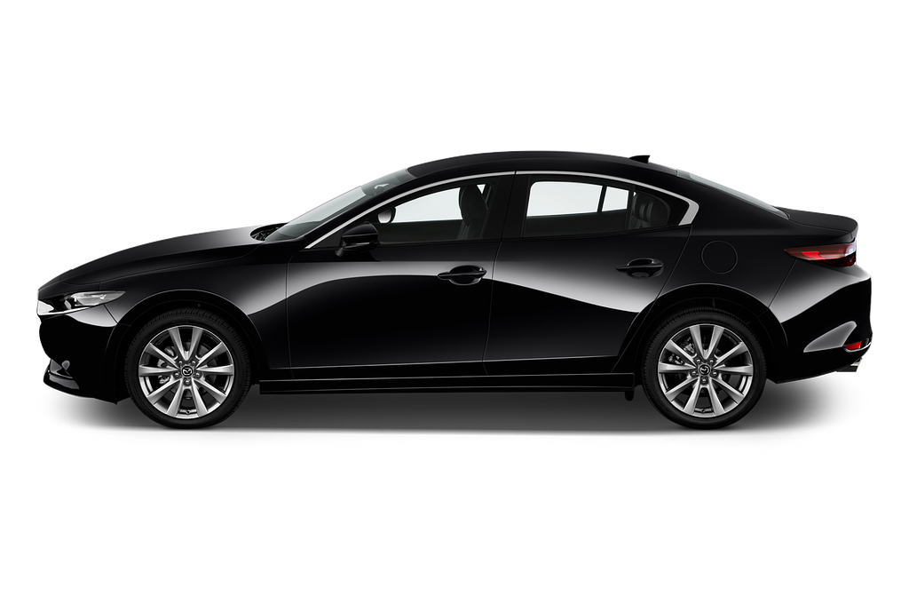 Mazda Mazda3 Fastback (Baujahr 2019) - 4 Türen Seitenansicht