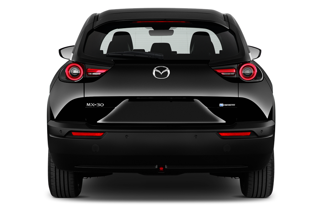 Mazda MX-30 (Baujahr 2021) First Edition package 5 Türen Heckansicht