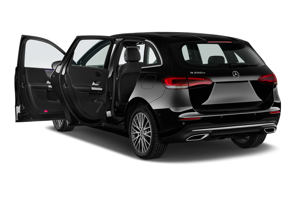 Mercedes B Class Sports Tourer (Baujahr 2022) 250e Progressive Line 5 Türen Tür geöffnet