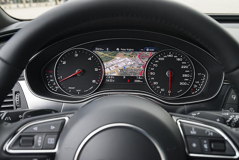 Audi A6 1.8 TFSI - die aufgeräumten Instrumente des A6