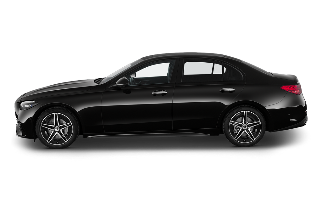 Mercedes C Class (Baujahr 2022) AMG Line 4 Türen Seitenansicht