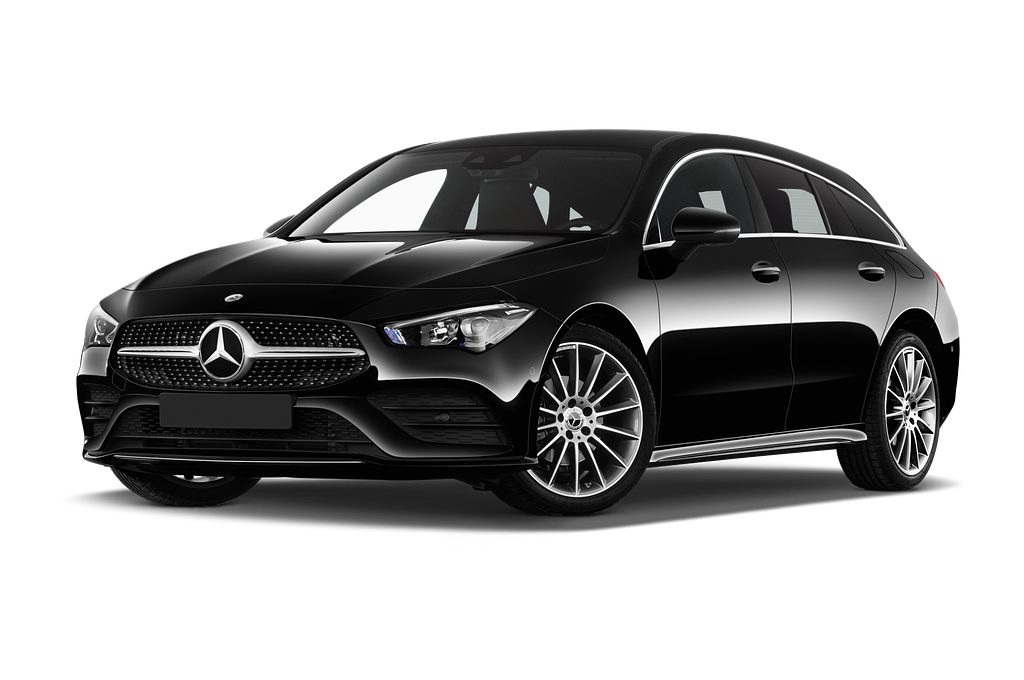 Mercedes CLA Shooting Brake (Baujahr 2022) 250 e AMG Line 5 Türen seitlich vorne mit Felge