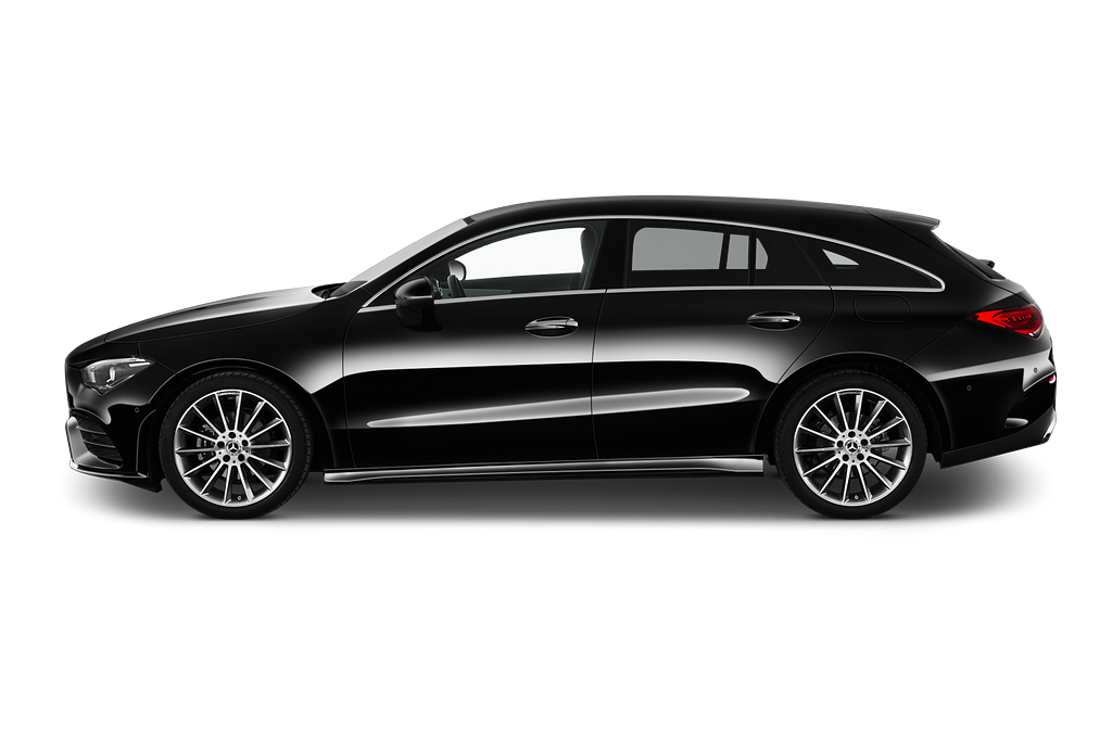 Mercedes CLA Shooting Brake (Baujahr 2022) 250 e AMG Line 5 Türen Seitenansicht