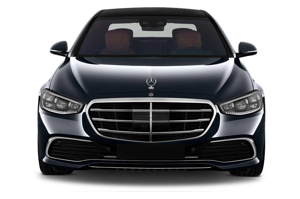 Mercedes S Class (Baujahr 2021) - 4 Türen Frontansicht