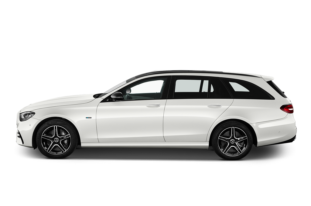 Mercedes E Class (Baujahr 2021) AMG Line 5 Türen Seitenansicht