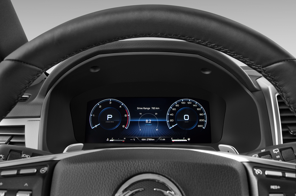 Ssangyong Rexton (Baujahr 2021) Sapphire 5 Türen Tacho und Fahrerinstrumente