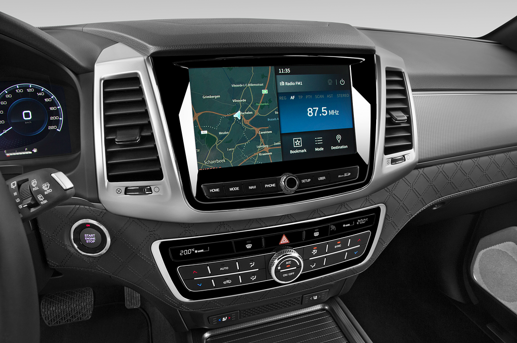 Ssangyong Rexton (Baujahr 2021) Sapphire 5 Türen Mittelkonsole