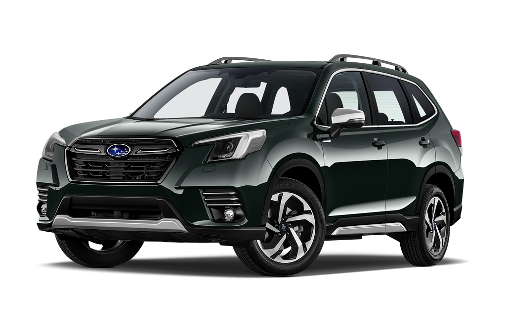 Subaru Forester (Baujahr 2022) Platinum 5 Türen seitlich vorne mit Felge