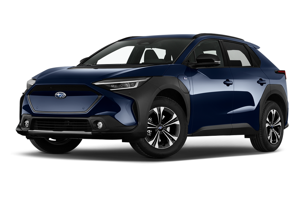Subaru Solterra EV (Baujahr 2023) Comfort 5 Türen seitlich vorne mit Felge