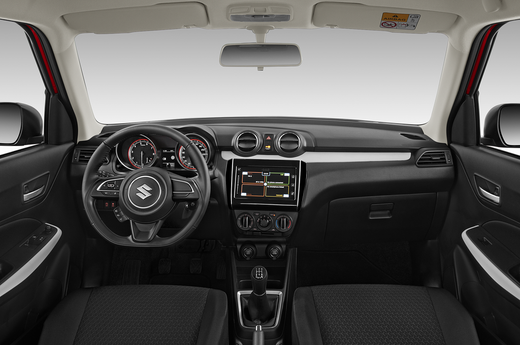 Suzuki Swift (Baujahr 2020) Comfort Hybrid 5 Türen Cockpit und Innenraum