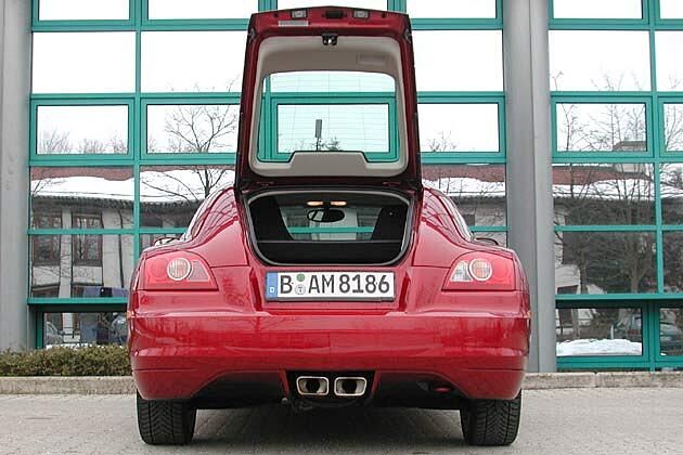Der Kofferraum erschließt sich durch die Heckklappe