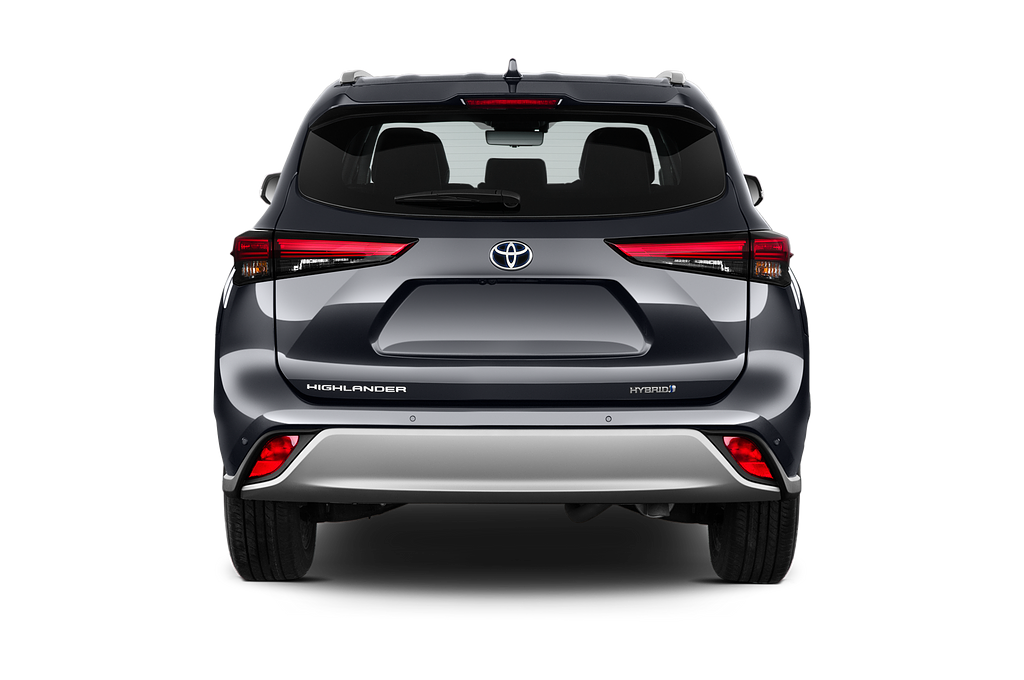 Toyota Highlander (Baujahr 2021) Luxury 5 Türen Heckansicht