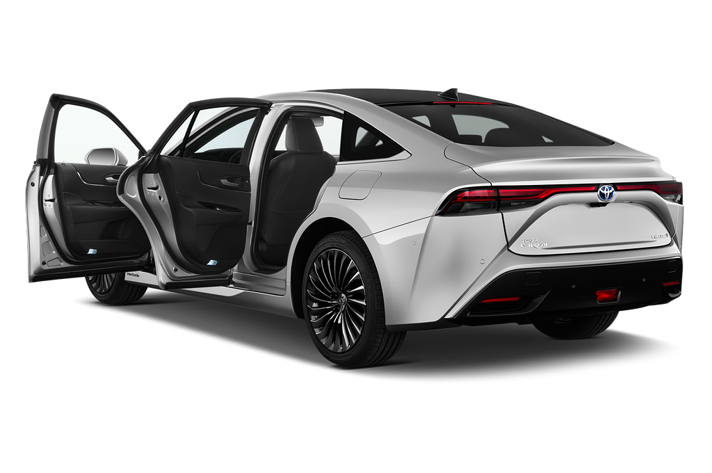 Toyota Mirai (Baujahr 2021) Advanced 4 Türen Tür geöffnet