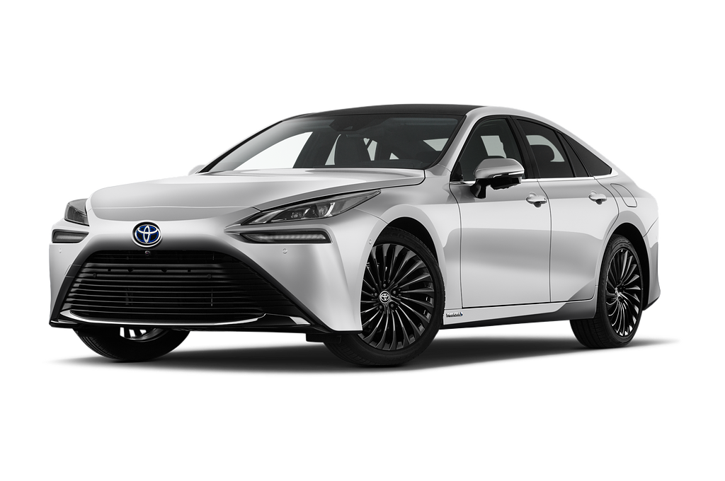 Toyota Mirai (Baujahr 2021) Advanced 4 Türen seitlich vorne mit Felge