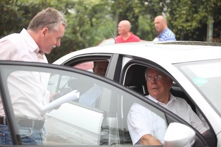 Erprobungsfahrt mit Dr. Hackenberg