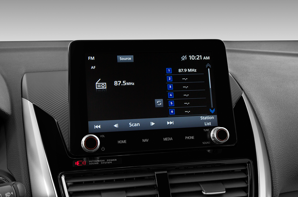 Mitsubishi Eclipse Cross PHEV (Baujahr 2021) Top 5 Türen Radio und Infotainmentsystem