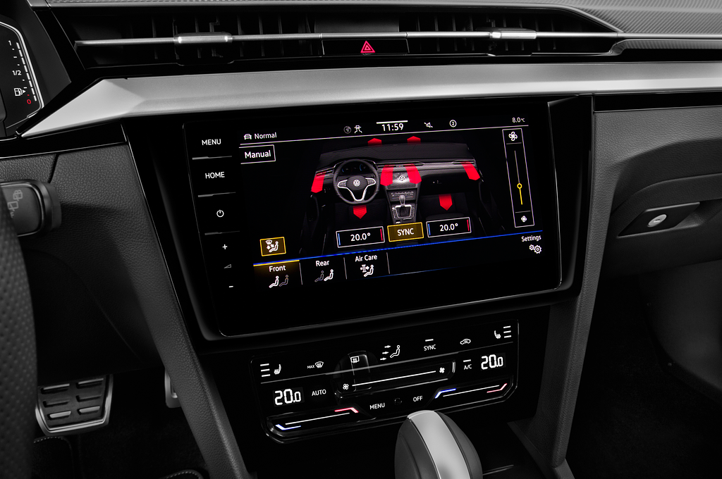 Volkswagen Arteon (Baujahr 2021) R-Line 5 Türen Temperatur und Klimaanlage