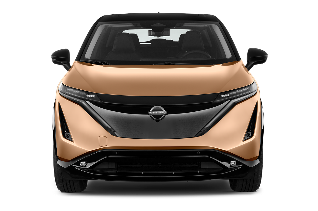 Nissan Ariya EV (Baujahr 2022) Evolve Pack 5 Türen Frontansicht
