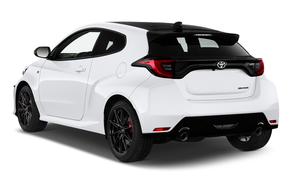 Toyota Yaris (Baujahr 2021) GR 3 Türen seitlich hinten