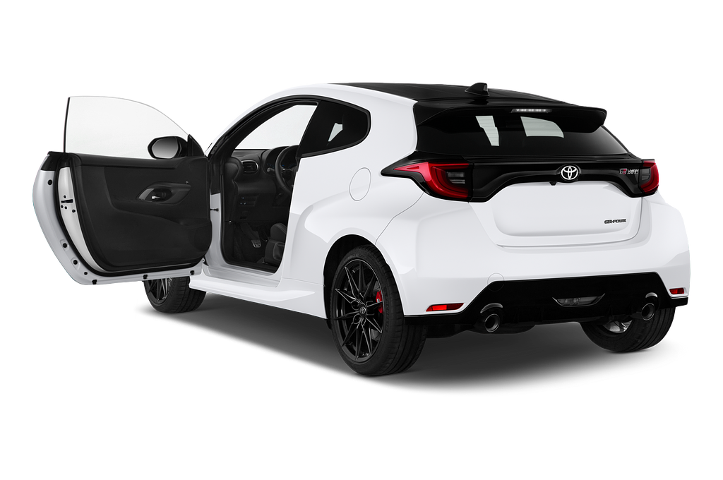 Toyota Yaris (Baujahr 2021) GR 3 Türen Tür geöffnet