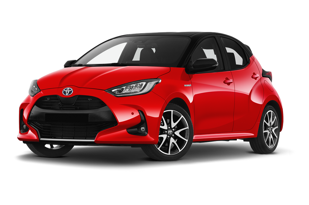Toyota Yaris (Baujahr 2020) Premier Edition 5 Türen seitlich vorne mit Felge